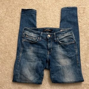 Mavi Alexa Ankle Mid Rise Skinny Jeans